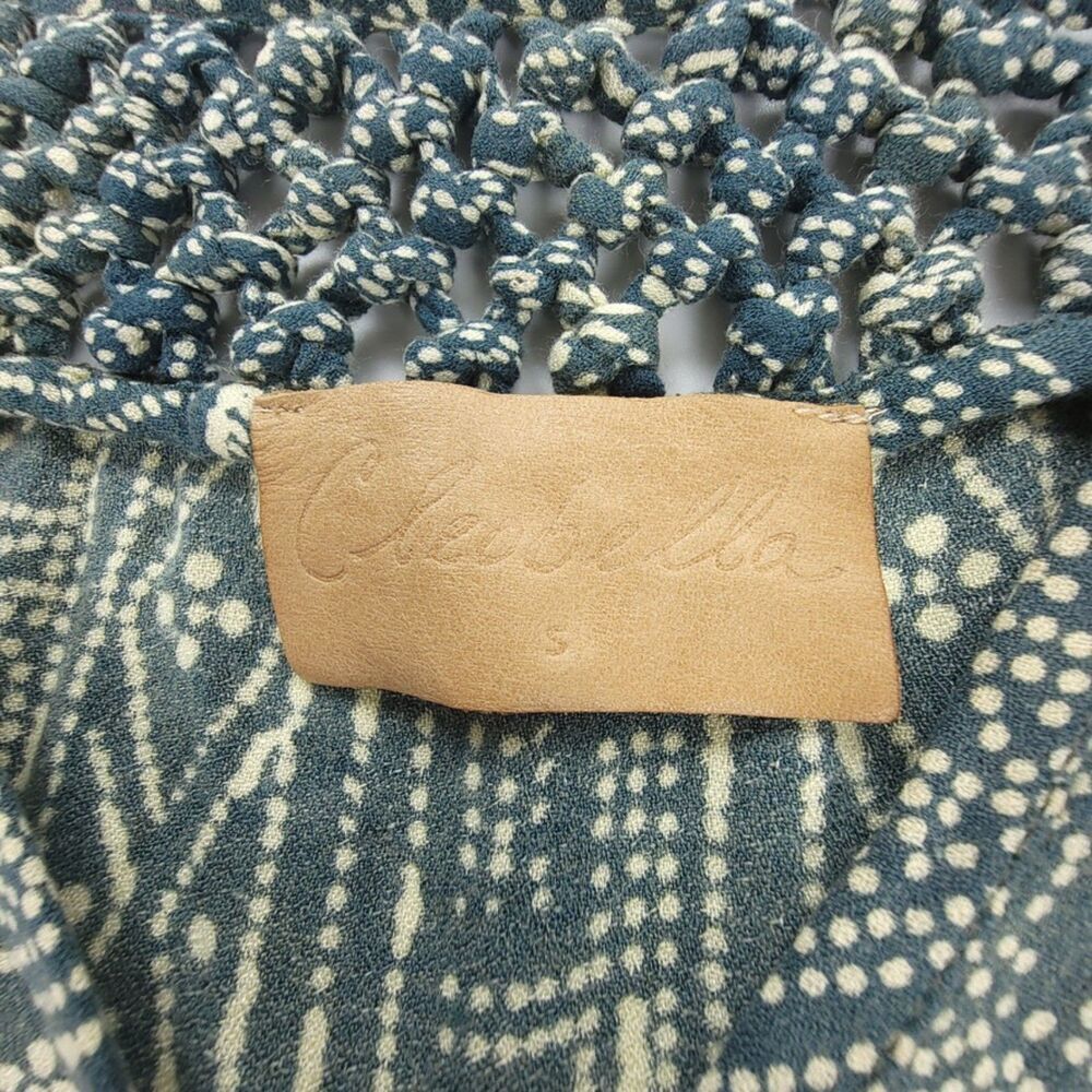 Cleobella Macrame Oversized Button Down Romper Gr… - image 2